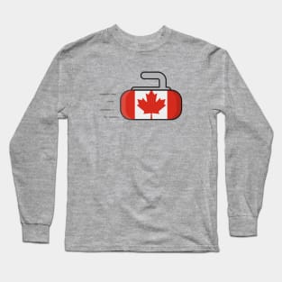 Canada Curling 2018 Winter Sports Games T Shirt Long Sleeve T-Shirt